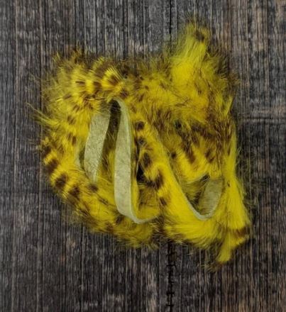 Brown Barred Magnum Rabbit Strips - Hair &amp; Fur - Fly Fish Food