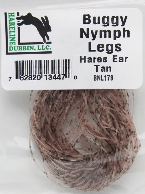 Buggy Nymph Legs - Synthetic Fibers &amp; Flash - Fly Fish Food