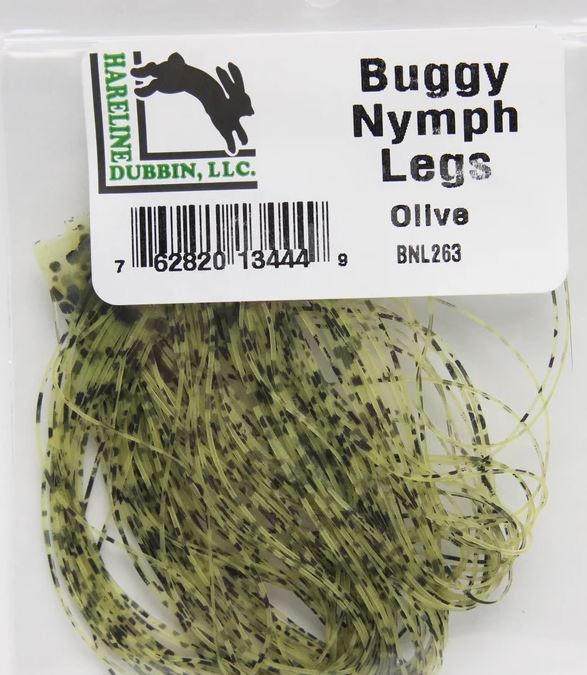 Buggy Nymph Legs - Synthetic Fibers & Flash - Fly Fish Food