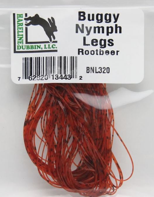 Buggy Nymph Legs - Synthetic Fibers & Flash - Fly Fish Food