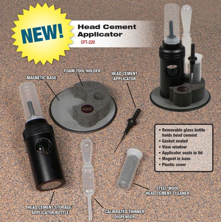 C&amp;F Design Head Cement Applicator - UV Resin &amp; Adhesives - Fly Fish Food