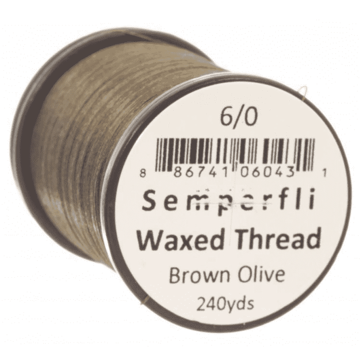 Semperfli Classic Waxed Thread - 6/0 Bulk Spool - Thread - Fly Fish Food