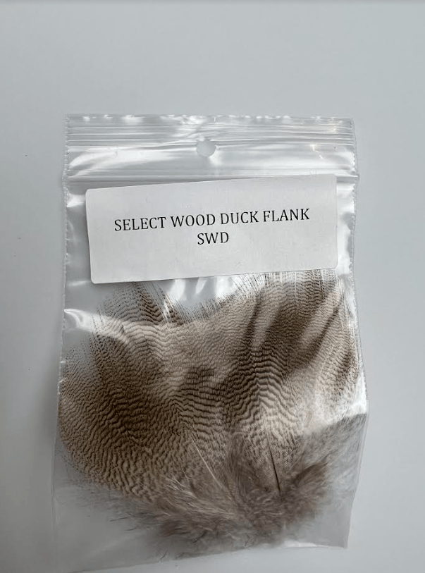 Select Lemon Wood Duck Flank - Feathers & Marabou - Fly Fish Food
