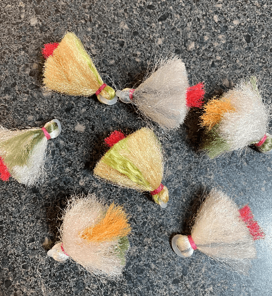 5 Pack - Multi Color Yarn Strike Indicator - Indicators &amp; Split Shot - Fly Fish Food