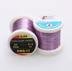 Hends Color Wire - 0.09 diameter - Wire , Tinsel &amp; Lead - Fly Fish Food