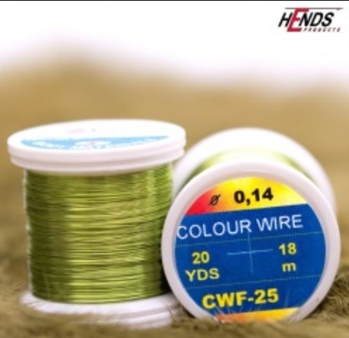 Hends Color Wire - 0.09 diameter - Wire , Tinsel &amp; Lead - Fly Fish Food