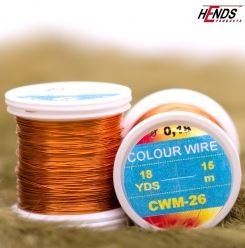 Hends Color Wire - 0.09 diameter - Wire , Tinsel &amp; Lead - Fly Fish Food
