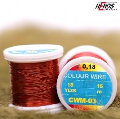 Hends Color Wire - 0.09 diameter - Wire , Tinsel &amp; Lead - Fly Fish Food