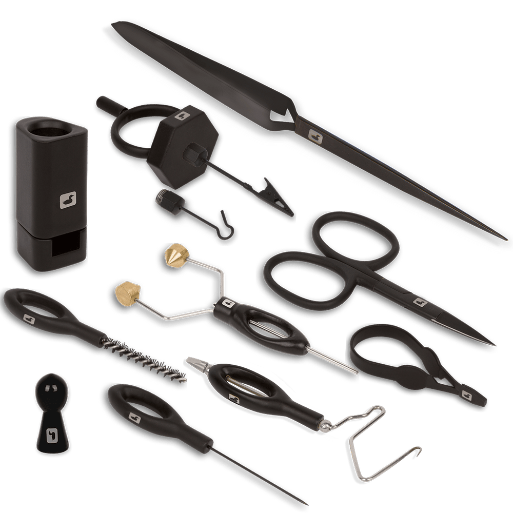 Loon Complete Fly Tying Tool Kit - Black - Tying Tools - Fly Fish Food