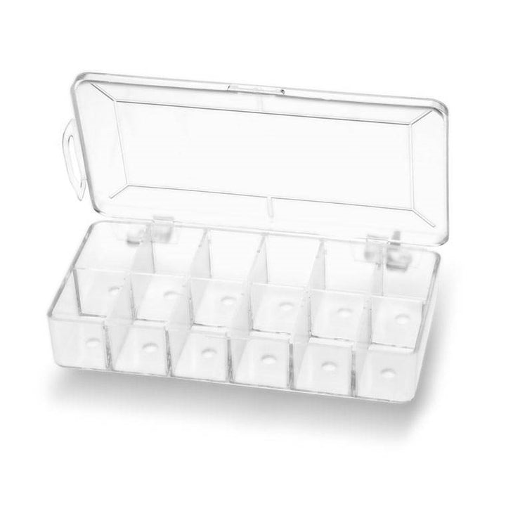Crystal Clear 12 Compartment Dubbing Dispenser - Fly Tying Accessories - Fly Fish Food