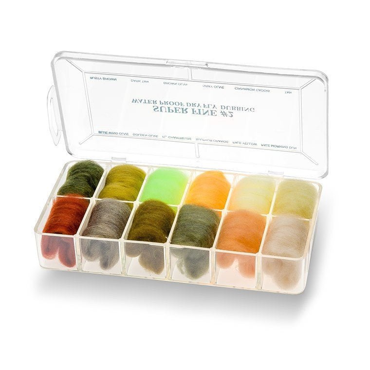 Wapsi Super Fine Dry Fly Dubbing Dispenser 2 - Dubbing - Fly Fish Food