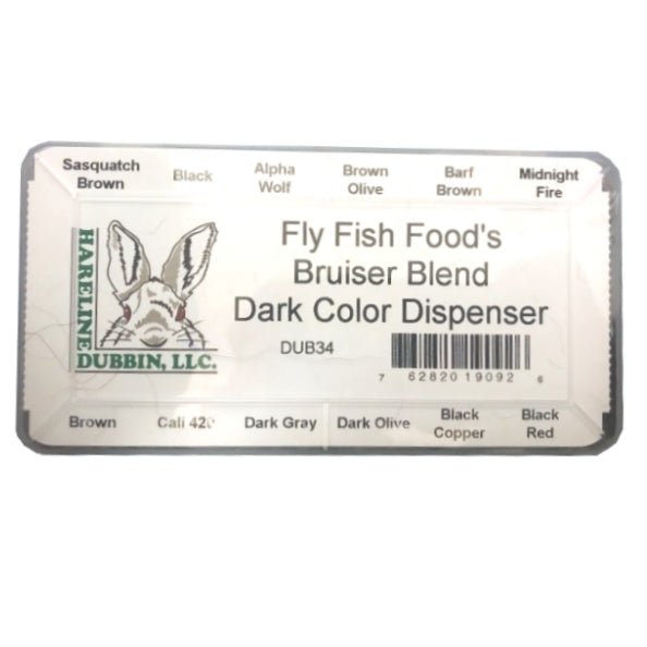 Bruiser Blend Dark Colors Dispenser - Dubbing - Fly Fish Food