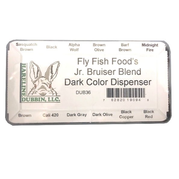 Bruiser Blend Jr. Dark Colors Dispenser - Dubbing - Fly Fish Food