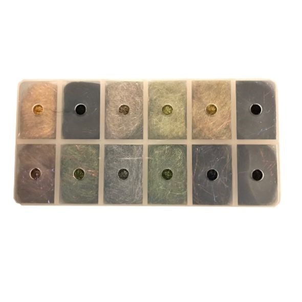 Bruiser Blend Jr. Dark Colors Dispenser - Dubbing - Fly Fish Food