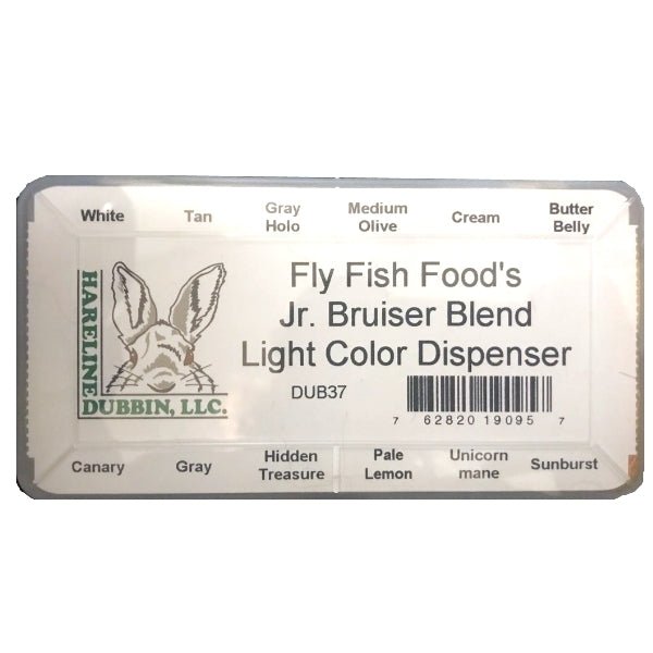 Bruiser Blend Jr. Light Colors Dispenser - Dubbing - Fly Fish Food