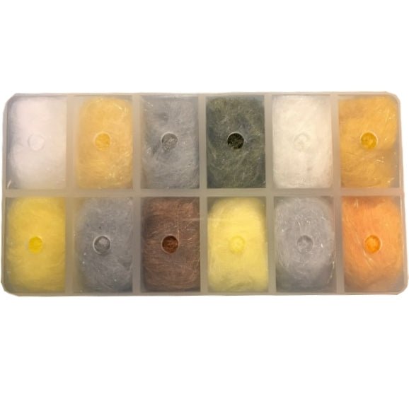 Bruiser Blend Jr. Light Colors Dispenser - Dubbing - Fly Fish Food