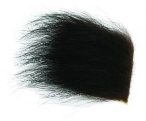 Black Bear Hair Patch - Hair &amp; Fur - Fly Fish Food