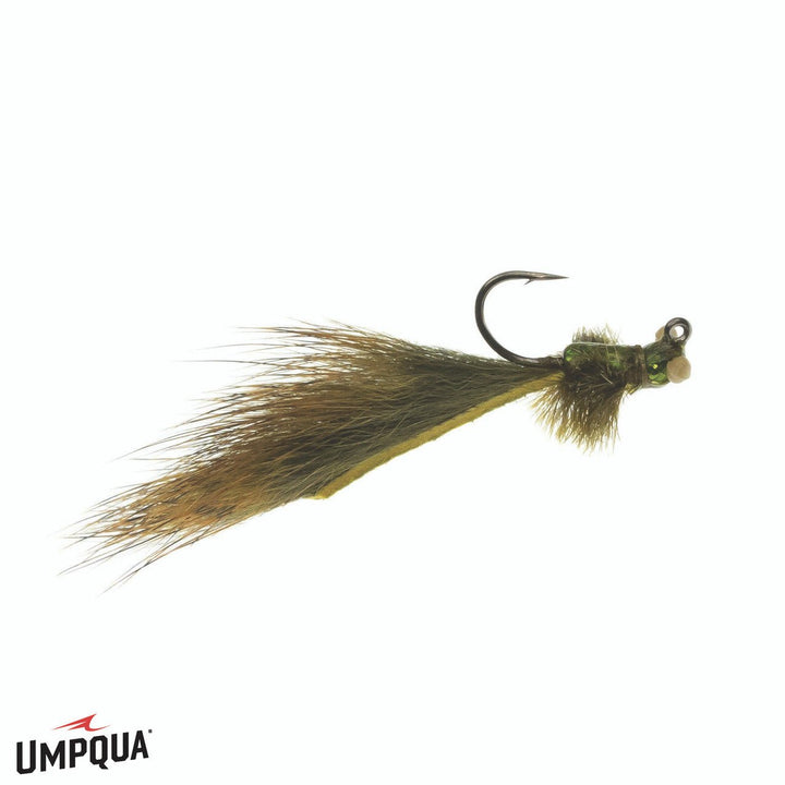 Mini Leech Jig Damsel - Olive - Flies - Fly Fish Food