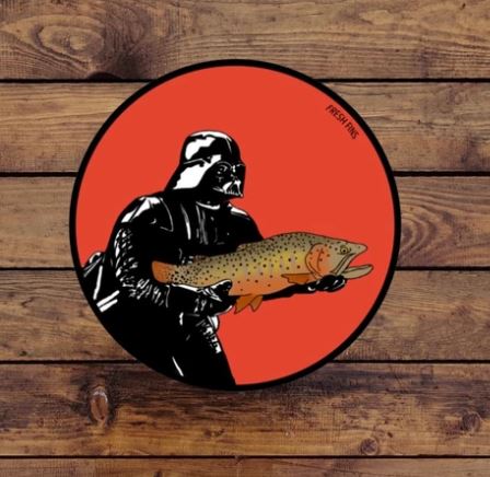 Darth Cutty Sticker - Stickers - Fly Fish Food