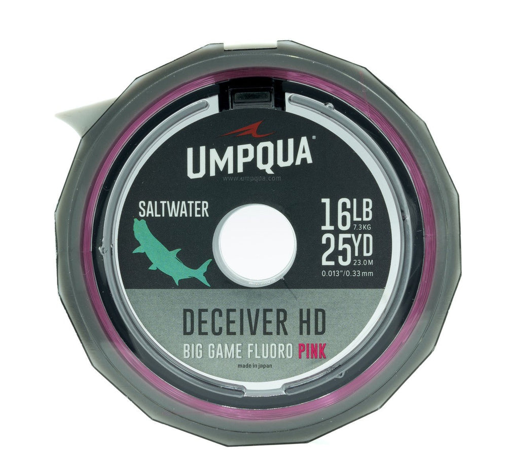 Umpqua - Deceiver HD Big Game Fluorocarbon Tippet - Pink - Tippet, Leader & Accessories - Fly Fish Food