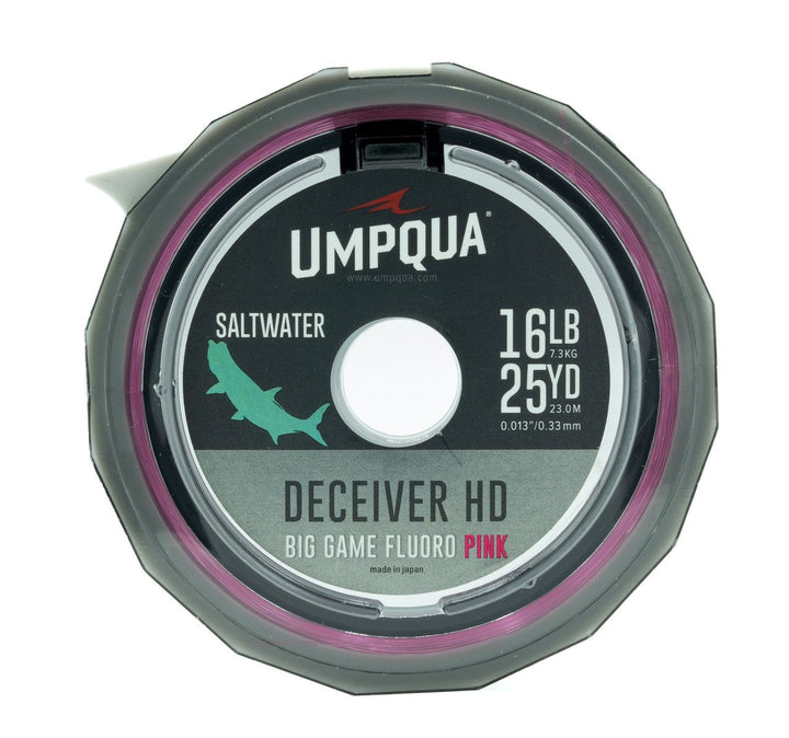 Umpqua - Deceiver HD Big Game Fluorocarbon Tippet - Pink - Tippet, Leader &amp; Accessories - Fly Fish Food