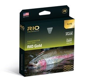 Rio Elite Gold - Slick Cast Fly Line - Moss/Gold/Gray - Fly Lines - Fly Fish Food