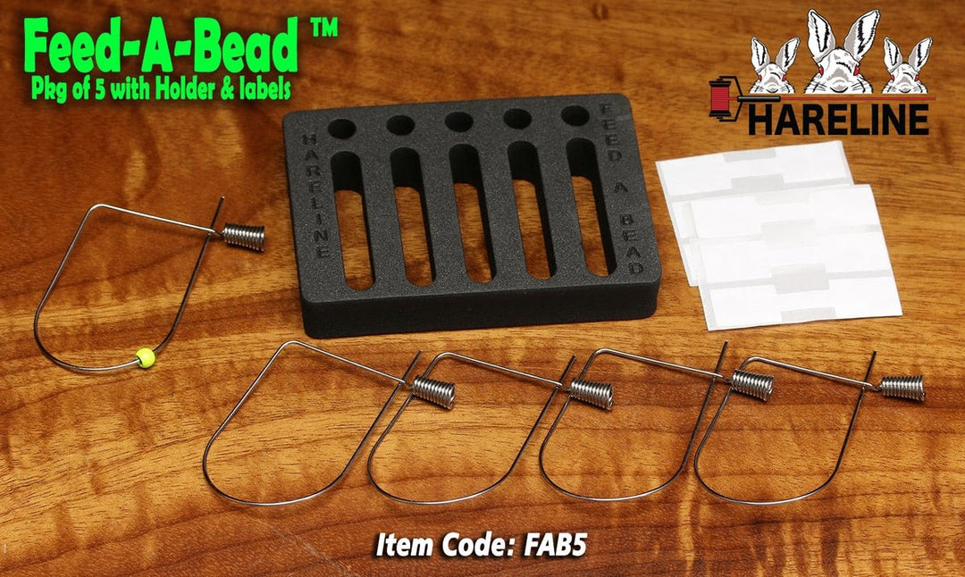 Feed - A - Bead 5 Pack with Holder - Tools &amp; Vises - Fly Fish Food