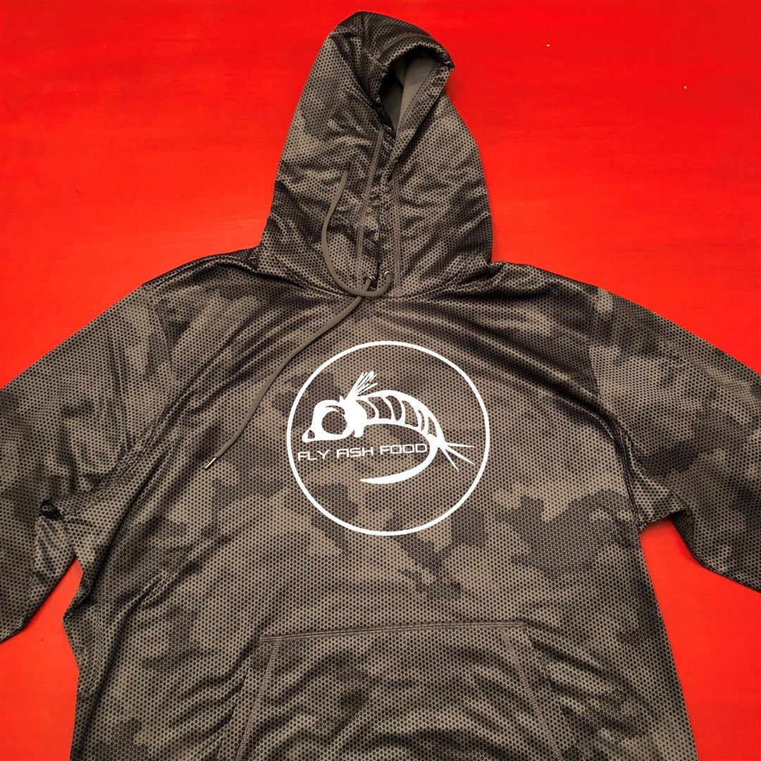 Fly Fish Food Camo Logo Hoodie (Lightweight) - Apparel - Fly Fish Food