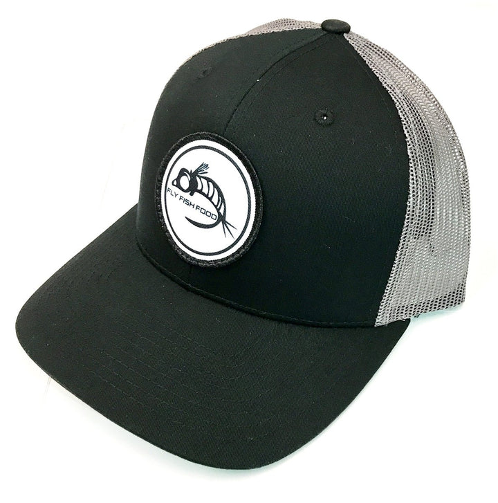 Fly Fish Food Logo Hat - Black &amp; Grey - Hats - Fly Fish Food