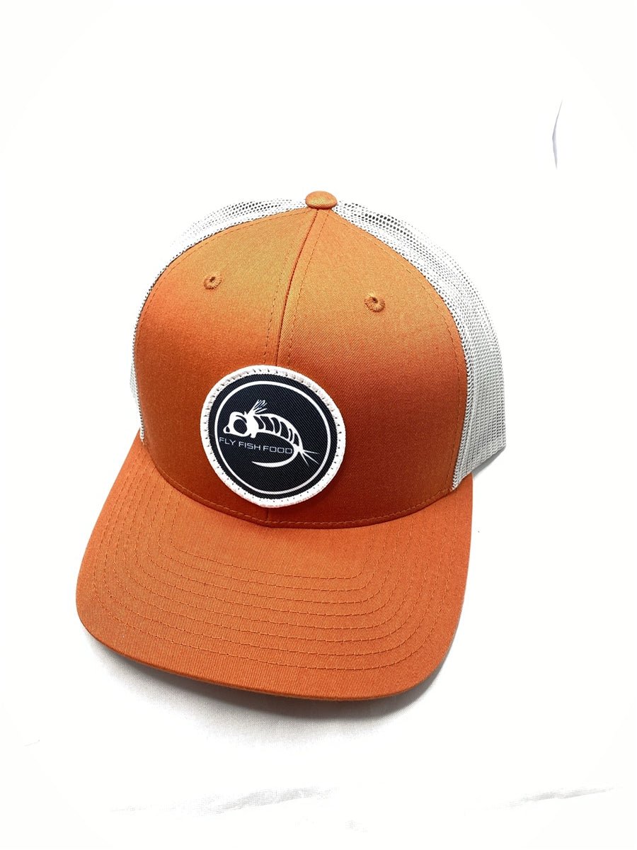Fly Fish Food Black Logo Hat - Orange - Hats - Fly Fish Food
