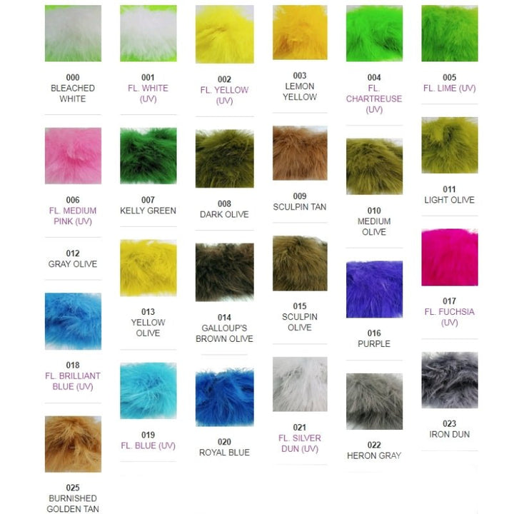 Fish Hunter Premium Strung Marabou - Feathers &amp; Marabou - Fly Fish Food