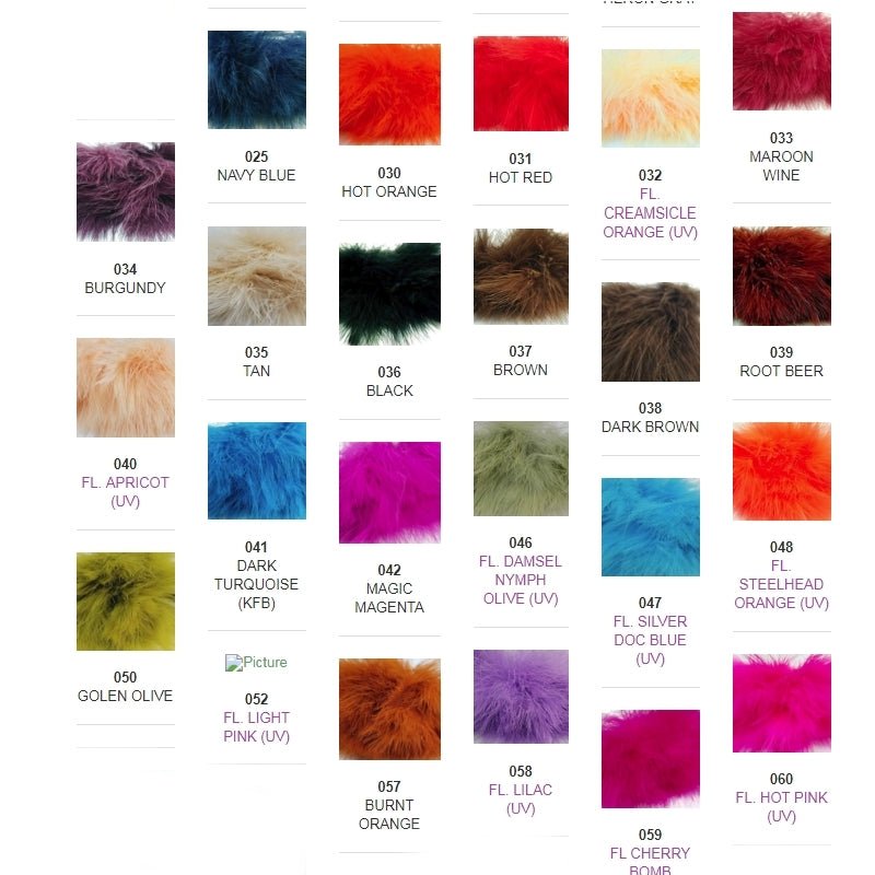 Fish Hunter Premium Strung Marabou - Feathers &amp; Marabou - Fly Fish Food