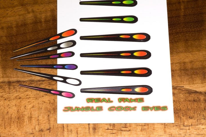 Real Fake Jungle Cock - Eyes - Fly Fish Food