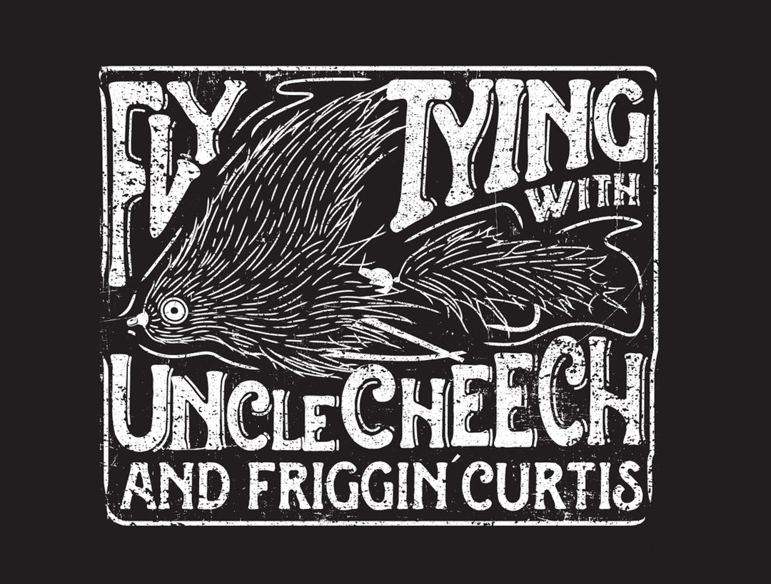 Fly Tying with Uncle Cheech and Friggin Curtis Sticker - Stickers - Fly Fish Food