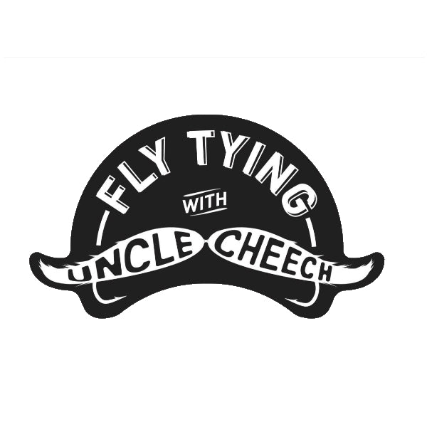 Fly Tying with Uncle Cheech Sticker - Large - Stickers - Fly Fish Food