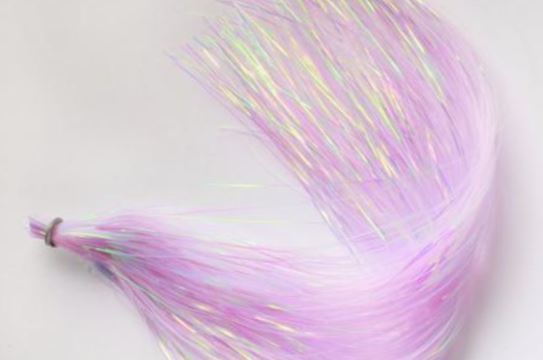 Dyed Pearl Flashabou - Synthetic Fibers &amp; Flash - Fly Fish Food