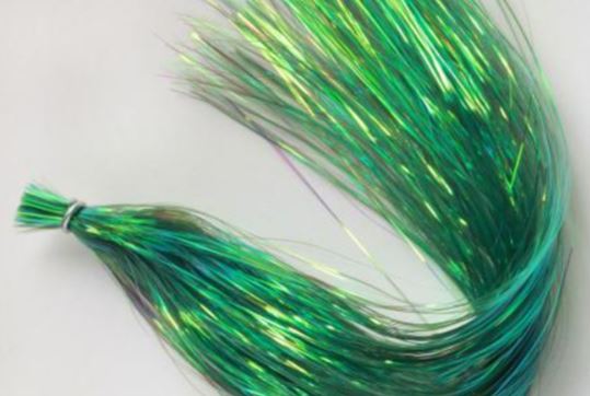 Dyed Pearl Flashabou - Synthetic Fibers &amp; Flash - Fly Fish Food