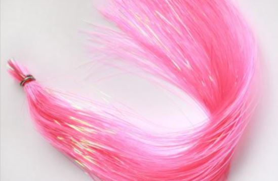 Dyed Pearl Flashabou - Synthetic Fibers &amp; Flash - Fly Fish Food