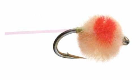 Flashtail Mini Egg - Fl. Orange - Flies - Fly Fish Food