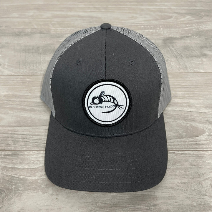 Fly Fish Food Logo Hat - Charcoal/Grey - Hats - Fly Fish Food