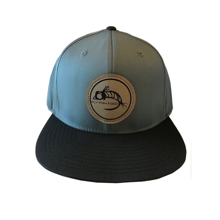 Fly Fish Food Golf Logo Hat - Gray/Black - Hats - Fly Fish Food