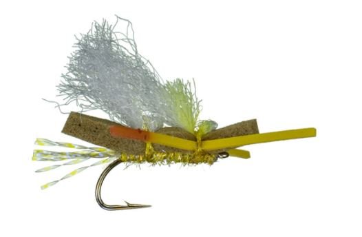 Hi - Vis Micro Chubby - Gold Hopper - Flies - Fly Fish Food