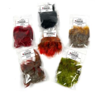 Strung Golden Pheasant Body Feathers - Feathers &amp; Marabou - Fly Fish Food