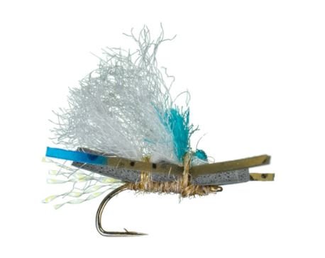 Hi - Vis Micro Chubby - Gray Hopper - Flies - Fly Fish Food