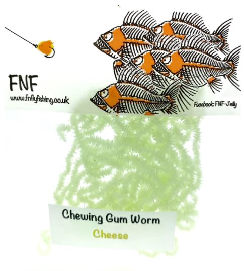 FNF 3mm Chewing Gum Worm Chenille - Chenille - Fly Fish Food