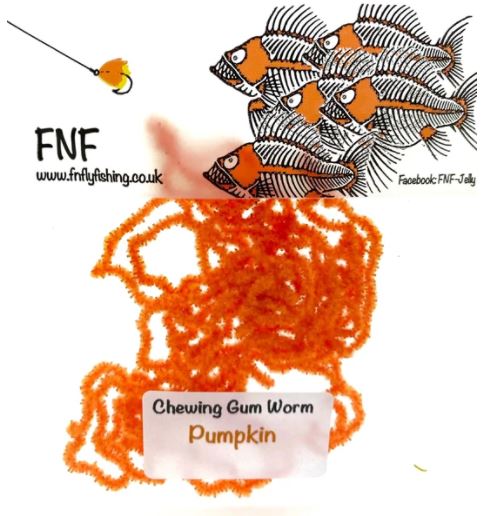 FNF 3mm Chewing Gum Worm Chenille - Chenille - Fly Fish Food