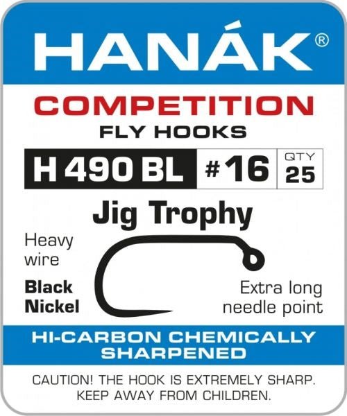 Hanak H 490 BL Jig Trophy Hook - Hooks &amp; Shanks - Fly Fish Food