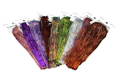Holographic Flashabou - Synthetic Fibers &amp; Flash - Fly Fish Food