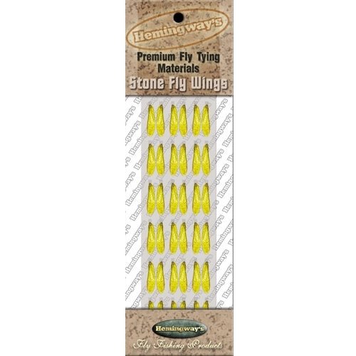 Hemingway Realistic Stonefly Wings - Misc. Synthetics - Fly Fish Food