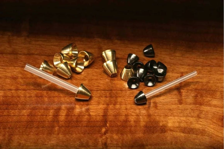 HMH Brass Coneheads for Tubes - Tube Fly Materials - Fly Fish Food